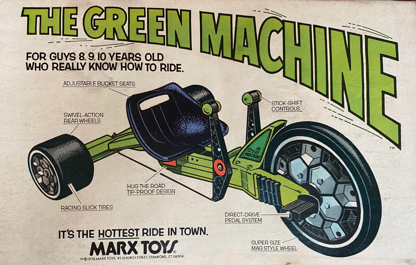 “1976 - The Green Machine.”